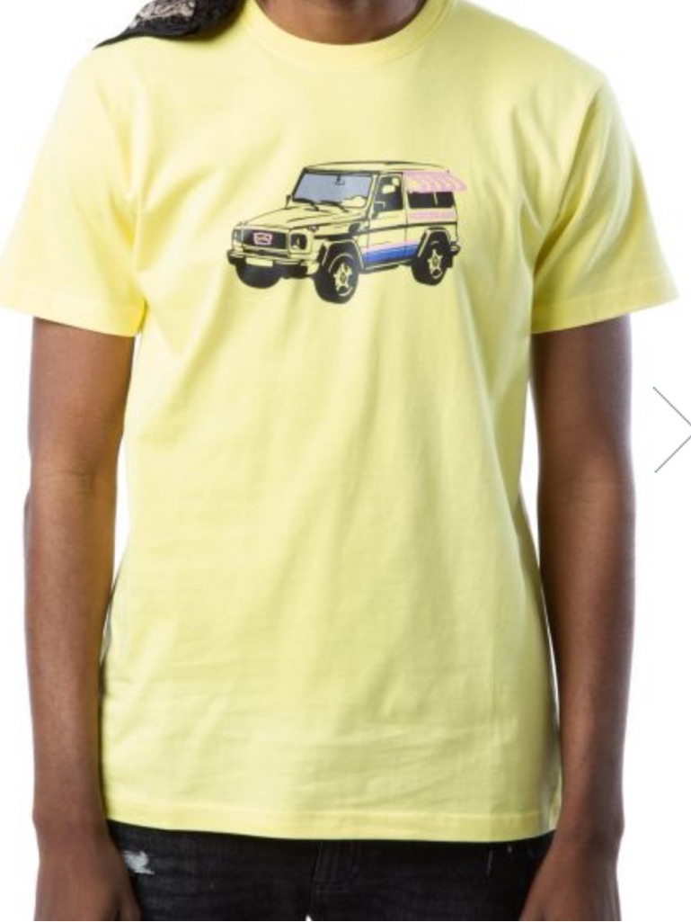 Icecream Wagon G Short Sleeve Tee In Lime Light Size S
